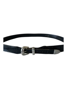 Vintage “The Regent Belt Company England” black leather belt. Size: 36